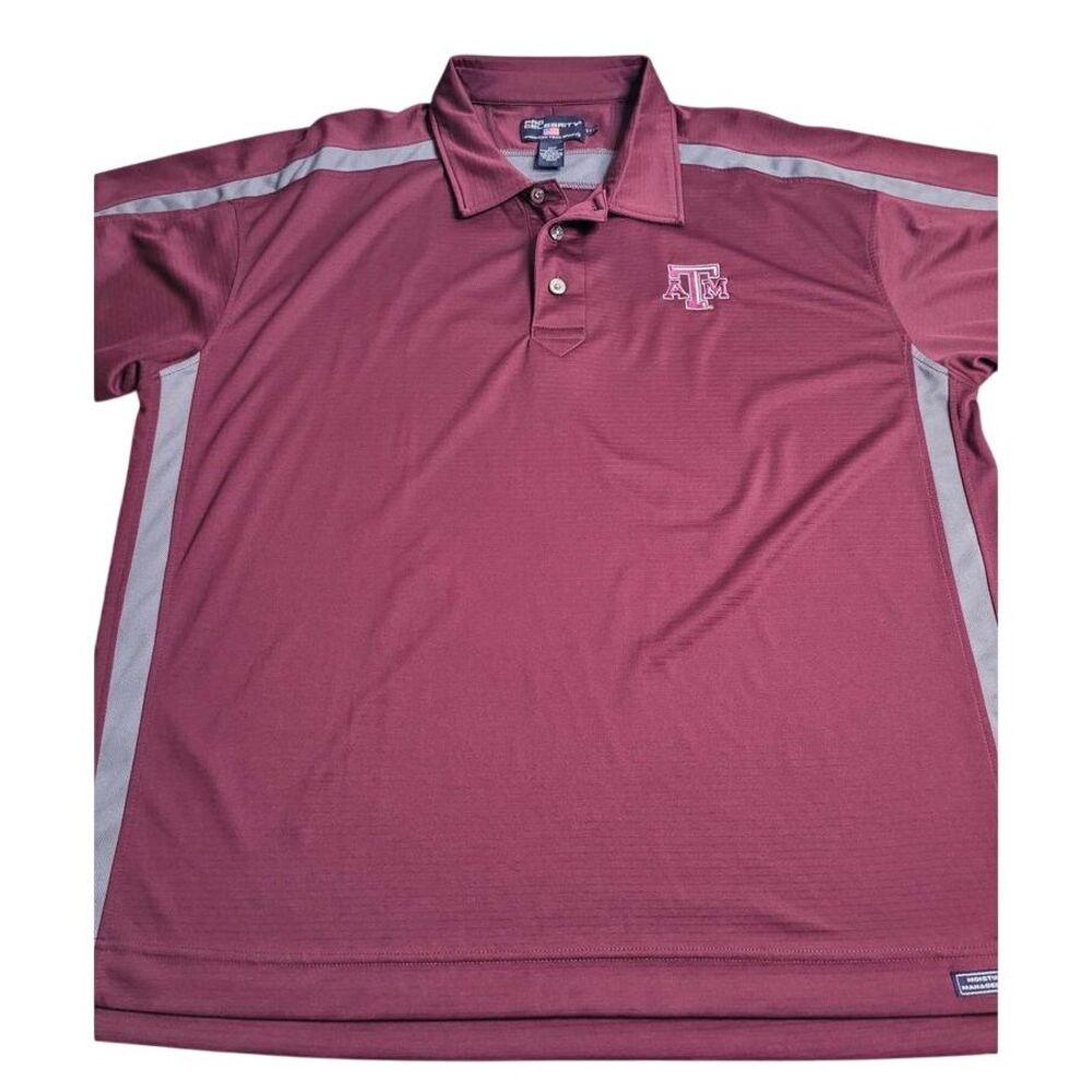 3534 Pro Celebrity Texas A&M Aggies Maroon Polo Shirt‎ Men's 3XL